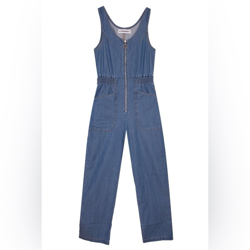LF Markey Denim Jumpsuit 2 NWT